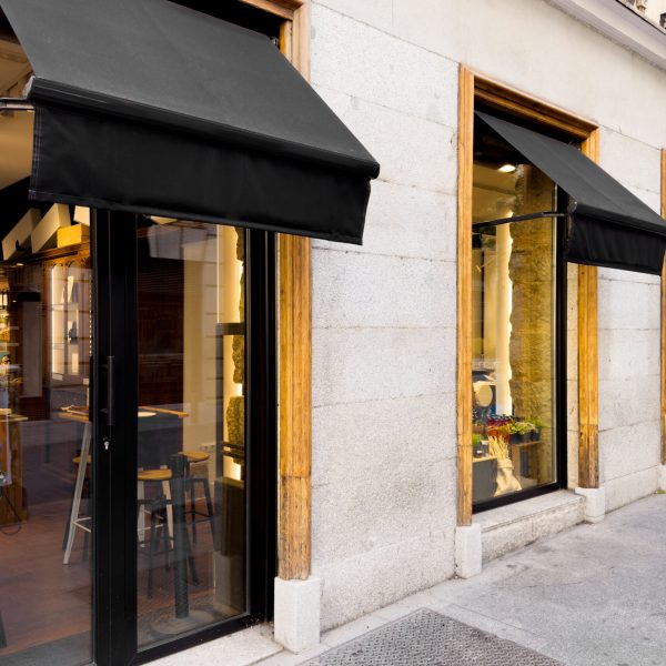 Cafe, bar or restaurant windows and entrance for your own branding